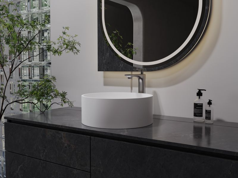 Накладная раковина NT Bagno Amaro NT412 40см белый матовый
