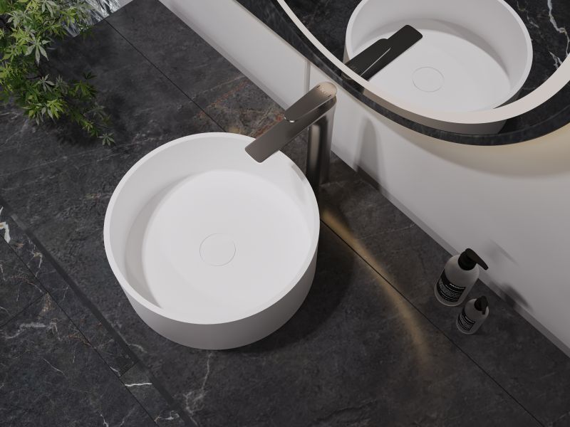 Накладная раковина NT Bagno Amaro NT412 40см белый матовый