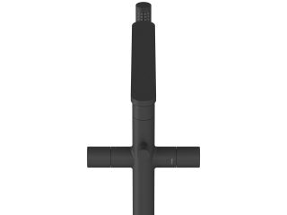 Напольный смеситель для ванны Ravak Chrome II CR X070468 чёрный матовый