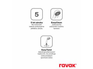 Напольный смеситель для ванны Ravak Chrome II CR X070468 чёрный матовый