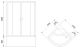 Душевой уголок Royal Bath 100x100см белый RB100BK-C