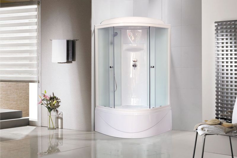 Душевая кабина Royal Bath BK стекло белое/матовое 100x100см RB100BK6-WC