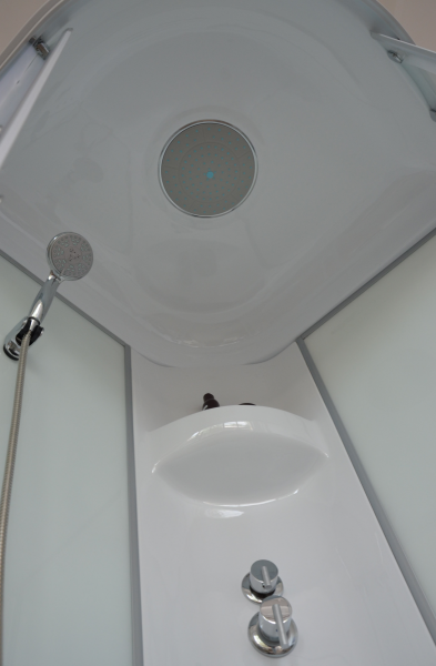 Душевая кабина Royal Bath HK стекло белое/прозрачное 100x100см RB100HK6-WT