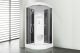 Душевая кабина Royal Bath HK стекло чёрное/прозрачное 100x100см RB100HK6-BT