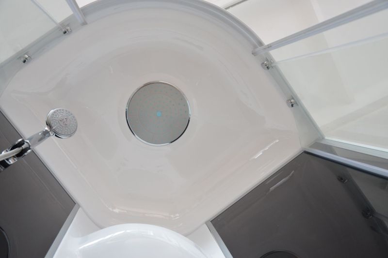 Душевая кабина Royal Bath HK стекло чёрное/прозрачное 100x100см RB100HK6-BT
