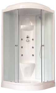 Душевая кабина Royal Bath HK стекло белое/матовое 100x100см RB100HK7-WC