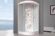Душевая кабина Royal Bath HK стекло белое/матовое 100x100см RB100HK7-WC