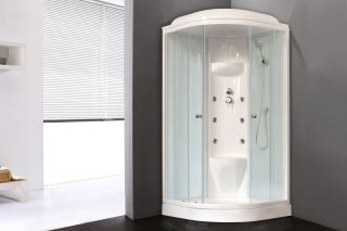 Душевая кабина Royal Bath HK стекло белое/прозрачное 100x100см RB100HK7-WT Душевая кабина Royal Bath HK стекло белое/прозрачное 100x100см RB100HK7-WT