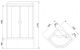 Душевая кабина Royal Bath NRW стекло матовое 100x100см RB100NRW-C-CH