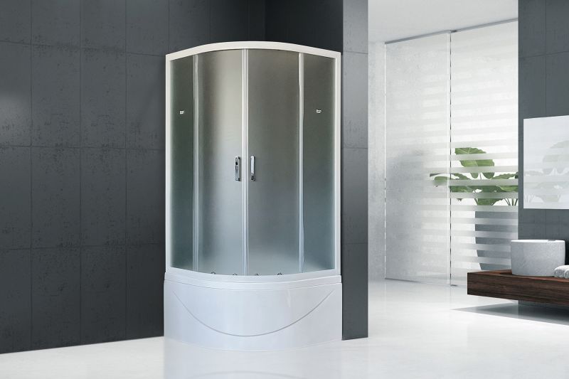 Душевой уголок Royal Bath 100x100см белый RB100BK-C