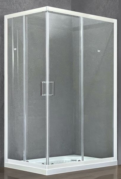 Душевой уголок Royal Bath HPD 75x100см белый RB1075HPD-T