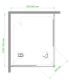 Душевой уголок Royal Bath HPD 95x115см белый RB11595HPD-C