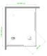 Душевой уголок Royal Bath HPD 95x120см белый RB1295HPD-C