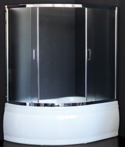 Шторка на ванну Royal Bath Alpine 150см хром RB150ALP-C-CH