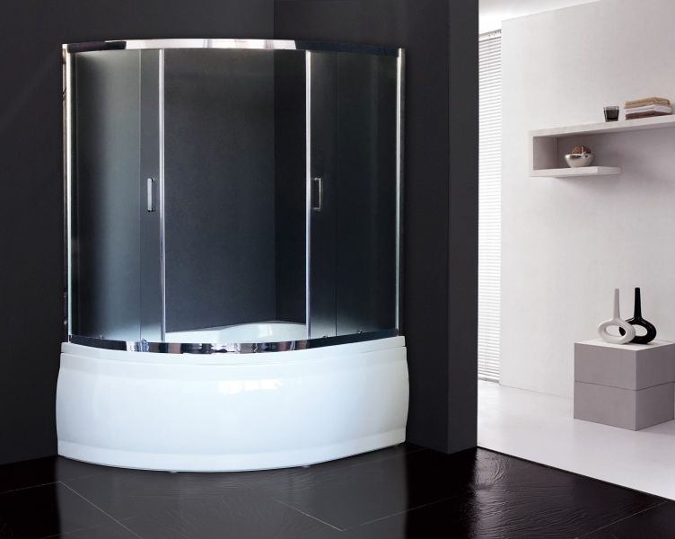 Шторка на ванну Royal Bath Alpine 150см хром RB150ALP-C-CH