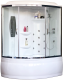 Душевой бокс Royal Bath ALP правый стекло прозрачное 150x100см RB150ALP-T-CH-R