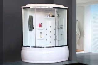 Душевой бокс Royal Bath ALP правый стекло прозрачное 150x100см RB150ALP-T-CH-R