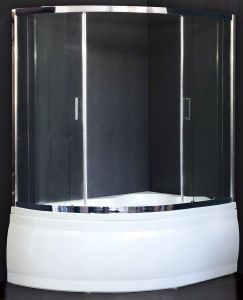 Шторка на ванну Royal Bath Alpine 150см хром RB150ALP-T-CH
