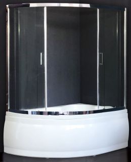 Шторка на ванну Royal Bath Alpine 150см хром RB150ALP-T-CH