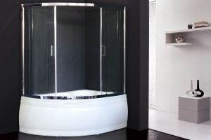 Шторка на ванну Royal Bath Alpine 150см хром RB150ALP-T-CH