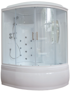 Душевой бокс Royal Bath ALP левый стекло прозрачное 150x100см RB150ALP-T-L