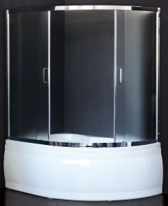 Шторка на ванну Royal Bath Alpine 170см хром RB170ALP-C-CH