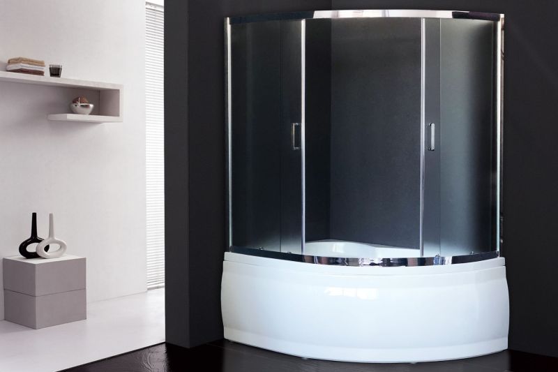 Шторка на ванну Royal Bath Alpine 170см хром RB170ALP-T-CH