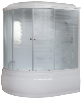 Душевой бокс Royal Bath ALP правый стекло матовое 170x100см RB170ALP-C-R