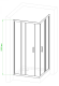 Душевой уголок Royal Bath HPD 85x90см белый RB9085HPD-T