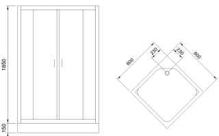 Душевой уголок Royal Bath HP 80x80см белый RB80HP-T Душевой уголок Royal Bath HP 80x80см белый RB80HP-T