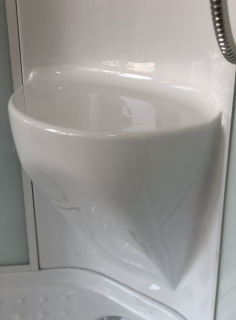 Душевая кабина Royal Bath HP стекло белое/матовое 80x80см RB80HP6-WC