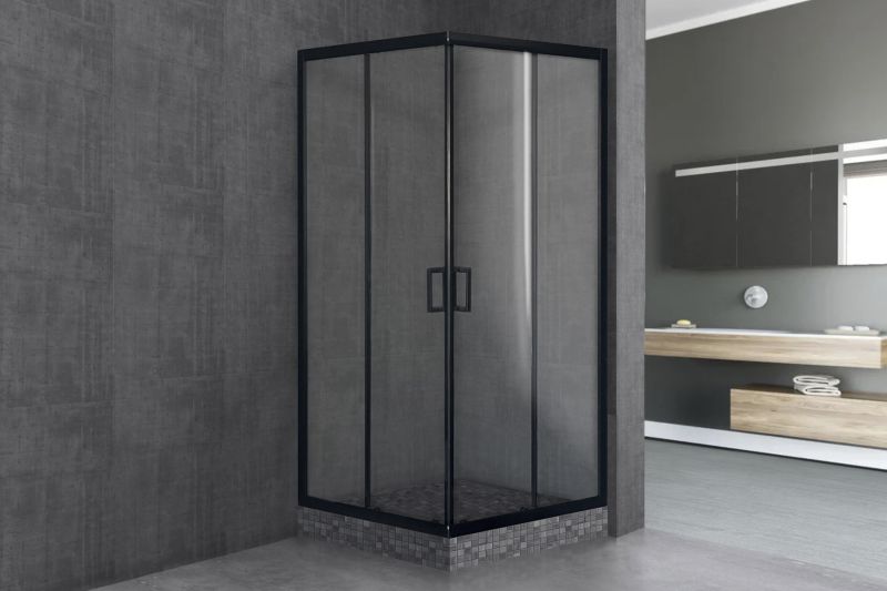 Душевой уголок Royal Bath HPD 80x80см чёрный RB80HPD-T-BL