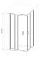 Душевой уголок Royal Bath HPD 90x80см чёрный RB8090HPD-C-BL