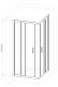 Душевой уголок Royal Bath HPD 80x80см чёрный RB80HPD-T-BL