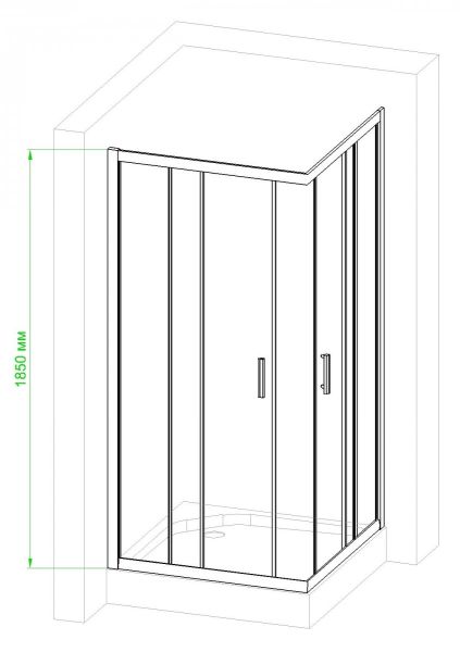 Душевой уголок Royal Bath HPD 110x90см белый RB9110HPD-T Душевой уголок Royal Bath HPD 110x90см белый RB9110HPD-T