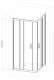 Душевой уголок Royal Bath HPD 110x120см чёрный RB12110HPD-T-BL