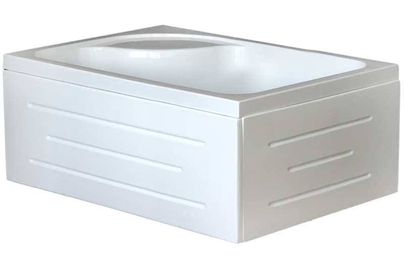 Душевой поддон Royal Bath 100x80см левый белый RB8100BP-L