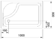 Душевой поддон Royal Bath 100x80см левый белый RB8100BP-L