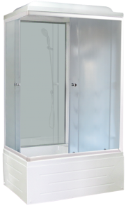 Душевая кабина Royal Bath BP правая стекло белое/шиншилла 100x80см RB8100BP6-WC-R