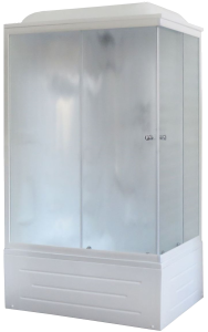 Душевая кабина Royal Bath BP левая стекло матовое 100x80см RB8100BP1-M-L