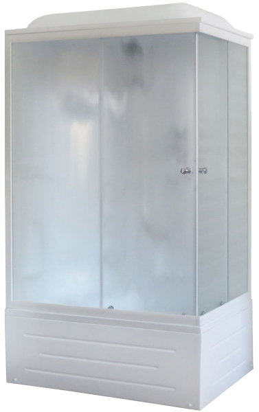 Душевая кабина Royal Bath BP левая стекло матовое 100x80см RB8100BP1-M-L
