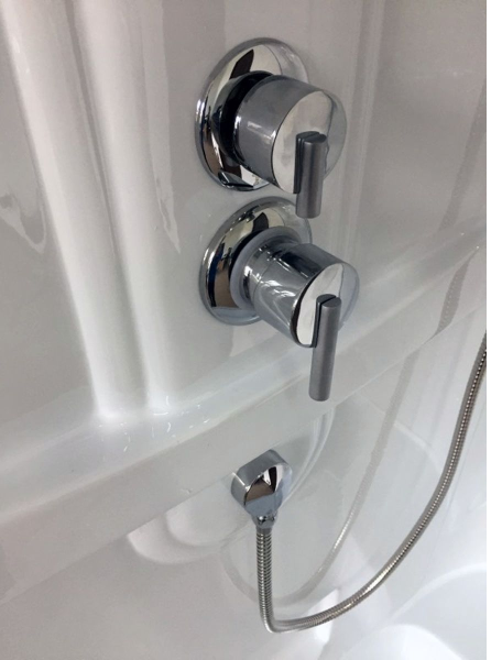 Душевая кабина Royal Bath BP левая стекло прозрачное 100x80см RB8100BP2-T-L