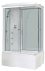 Душевая кабина Royal Bath BP левая стекло белое/прозрачное 100x80см RB8100BP3-WT-L