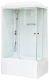 Душевая кабина Royal Bath BP левая стекло белое/прозрачное 100x80см RB8100BP5-WT-L