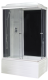 Душевая кабина Royal Bath BP левая стекло чёрное/прозрачное 100x80см RB8100BP6-BT-L