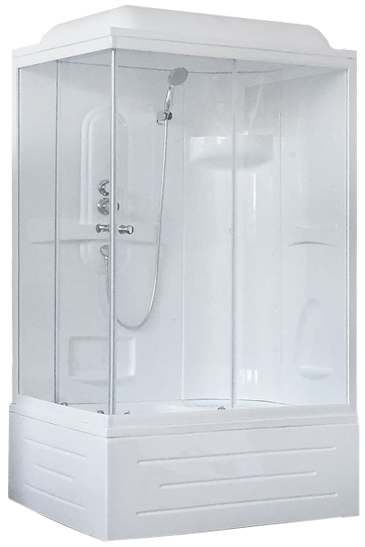 Душевая кабина Royal Bath BP правая стекло прозрачное 100x80см RB8100BP1-T-R