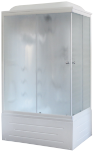 Душевая кабина Royal Bath BP левая стекло матовое 100x80см RB8100BP2-M-L