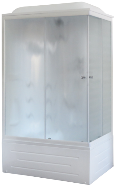 Душевая кабина Royal Bath BP левая стекло матовое 100x80см RB8100BP2-M-L