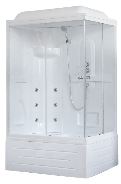Душевая кабина Royal Bath BP левая стекло прозрачное 100x80см RB8100BP2-T-L