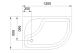 Душевой поддон Royal Bath 120x80см левый белый RB8120BK-L Душевой поддон Royal Bath 120x80см левый белый RB8120BK-L